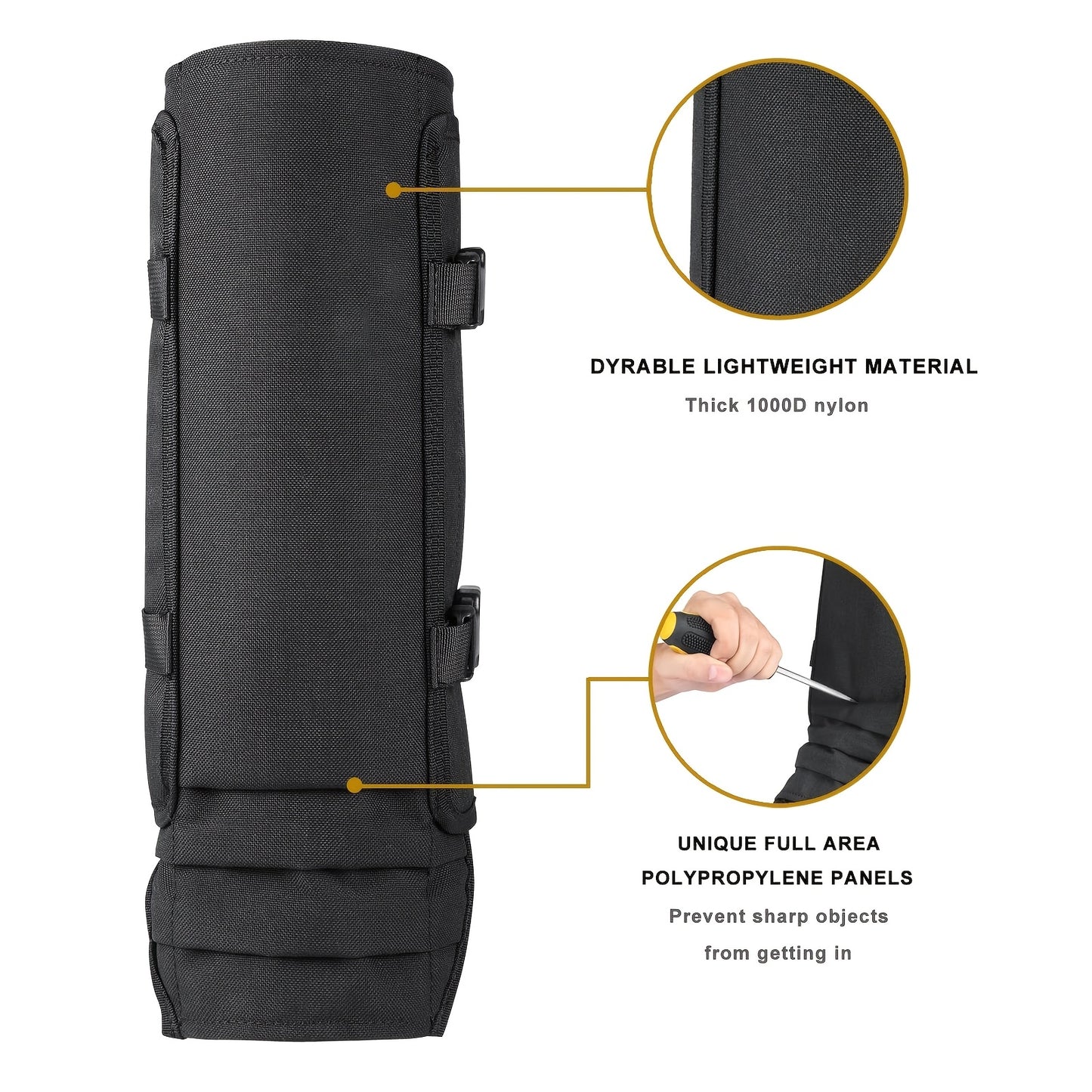 Durable Snake Gaiters - Snake Proof Snake Guards for Hunting