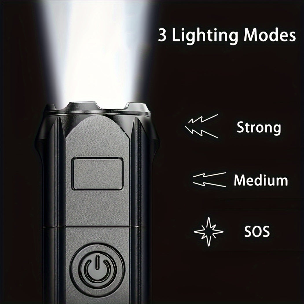 5pcs Mini Portable High Power Zoom Flashlight for Home Use
