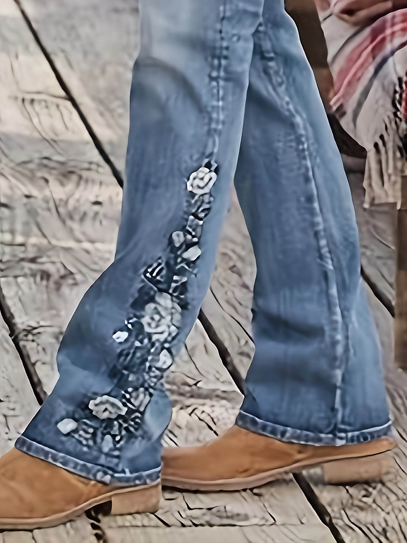 Women's Plus Size Stretch Denim Jeans - Comfort Fit, Blend, High-Elasticity, Washed Blue, Versatile Casual Attire, Comfortable Denim|Stretch Jeans Wear|High Elasticity Fabric, Plus Size Jeans