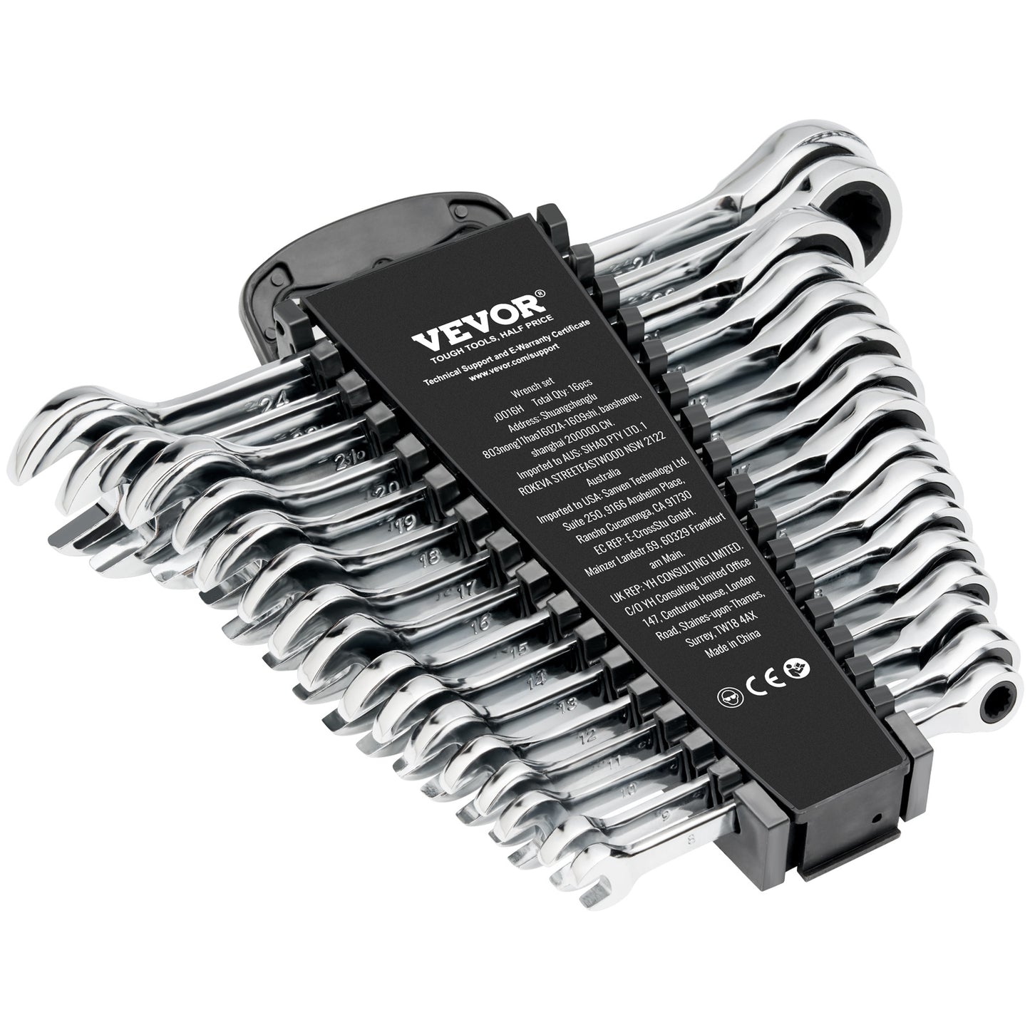 VEVOR Combination Wrench Set Metric With Organizer Rack