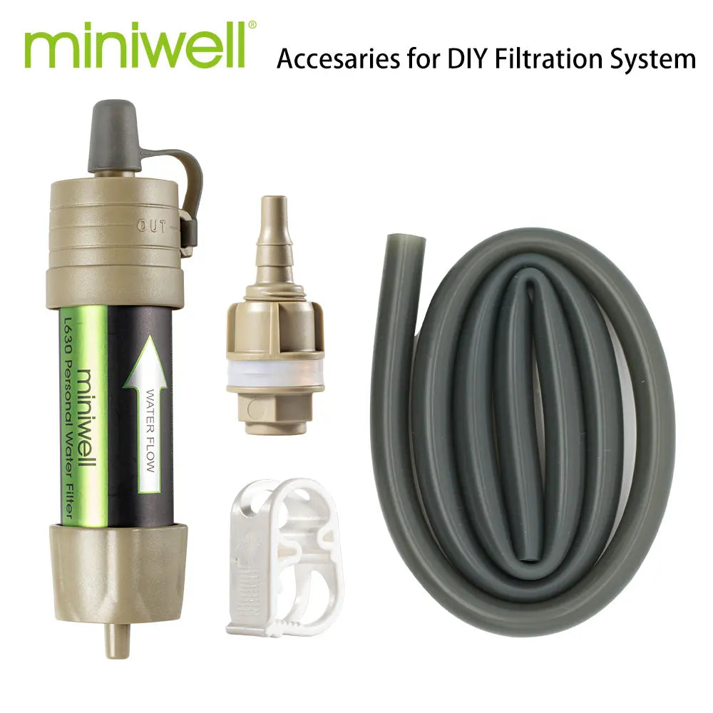 Miniwell Portable Camping Water Filter System for Survival