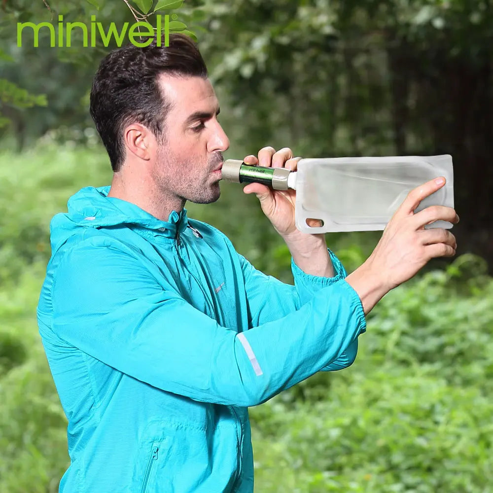 Miniwell Portable Camping Water Filter System for Survival
