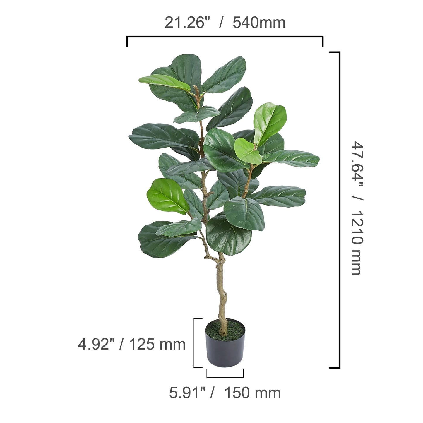 Artificial Olive Tree 4/5/6 FT Tall Faux Plant