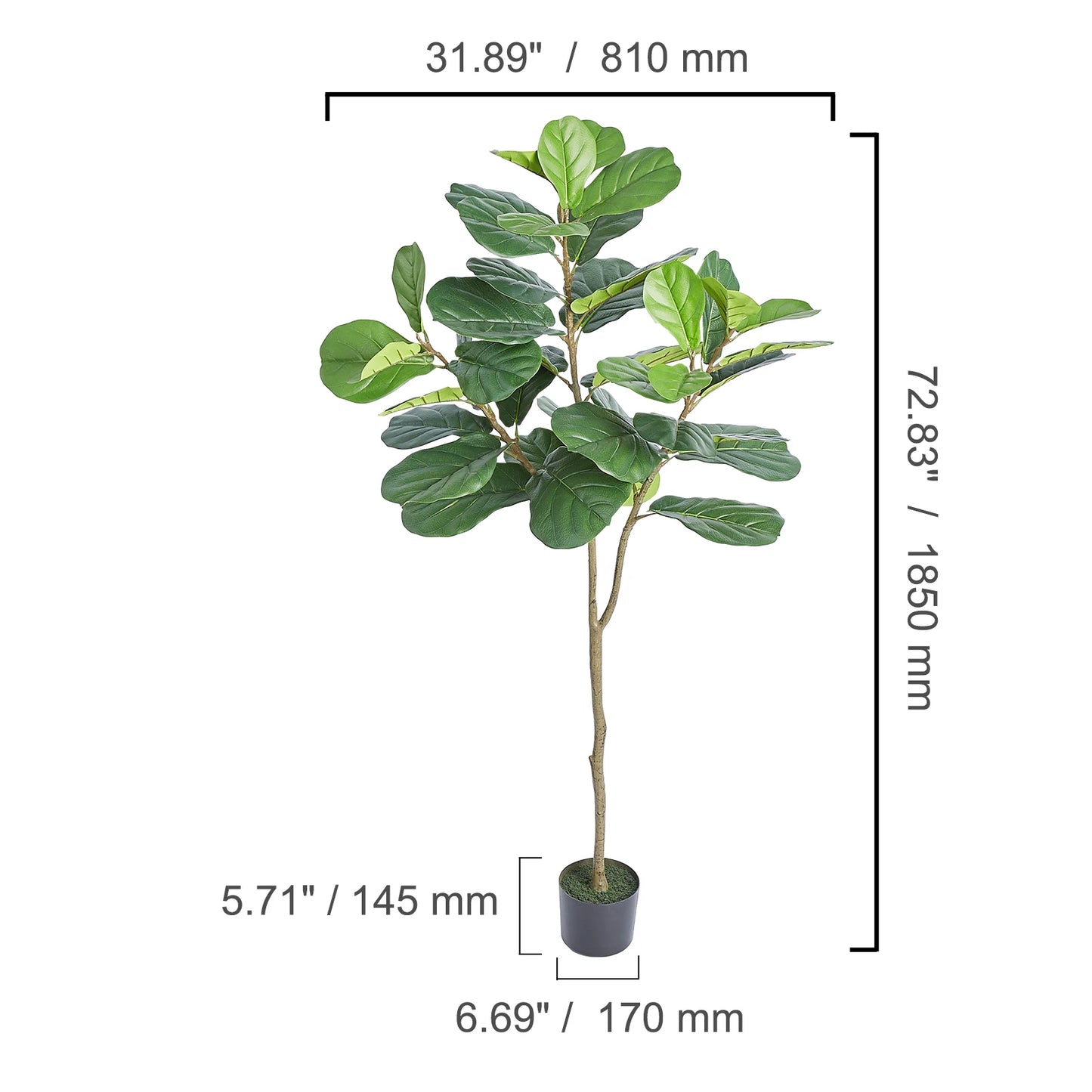 Artificial Olive Tree 4/5/6 FT Tall Faux Plant