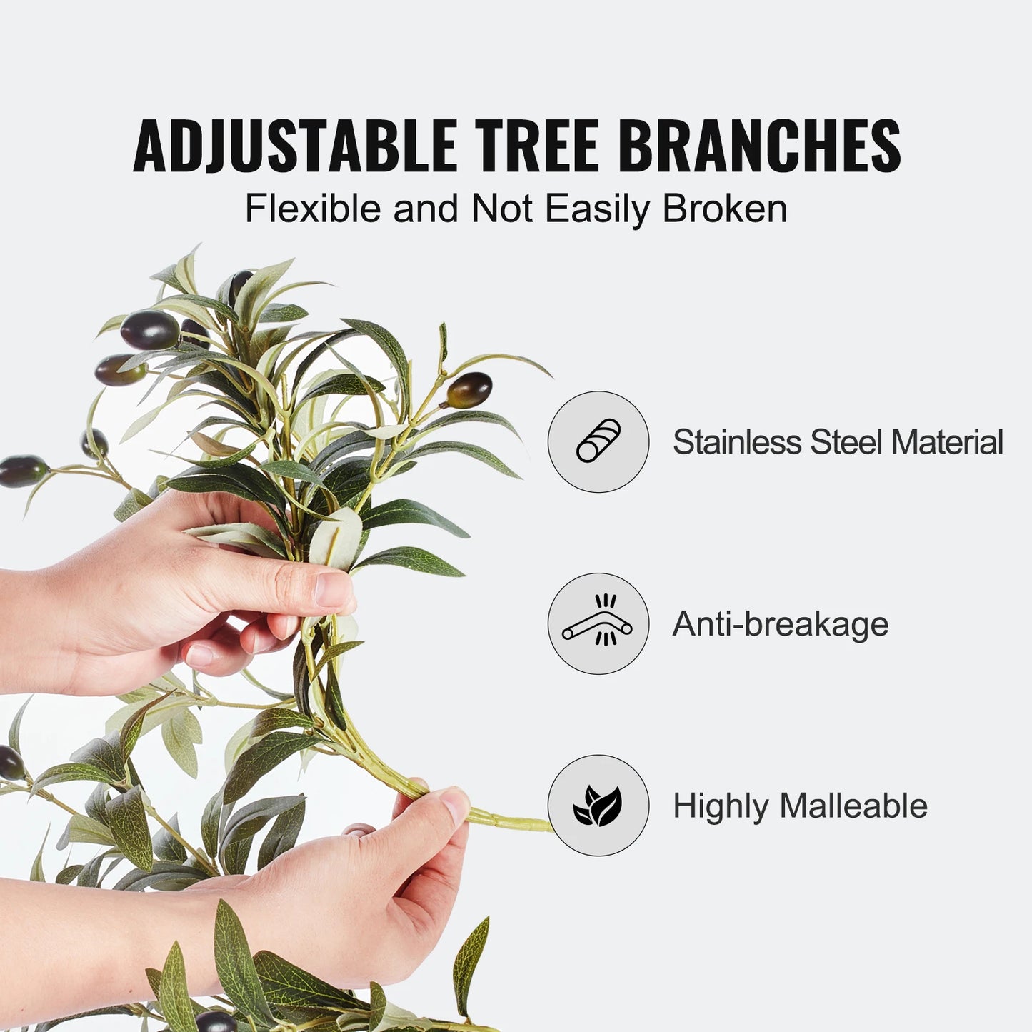 Artificial Olive Tree 4/5/6 FT Tall Faux Plant