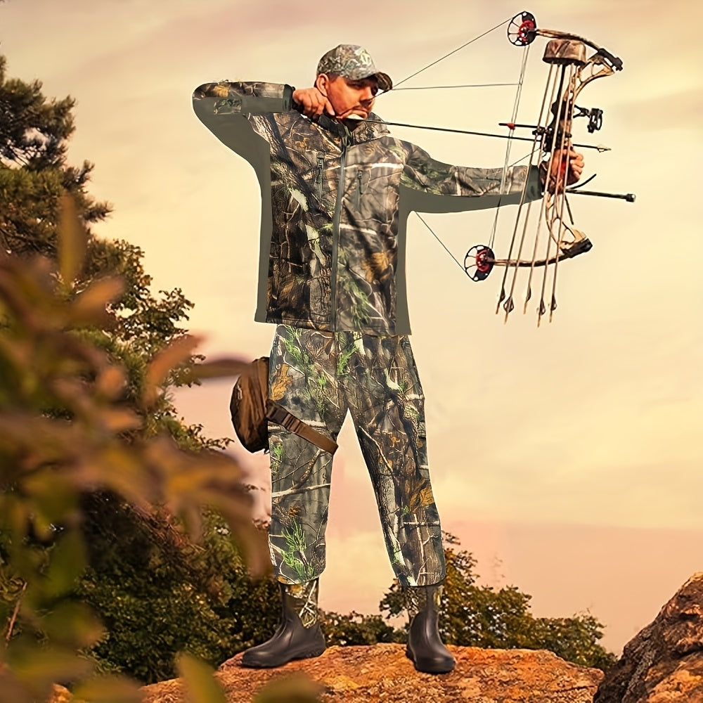 Camo Hunting Clothes for Men, Warm Water Resistant Suit