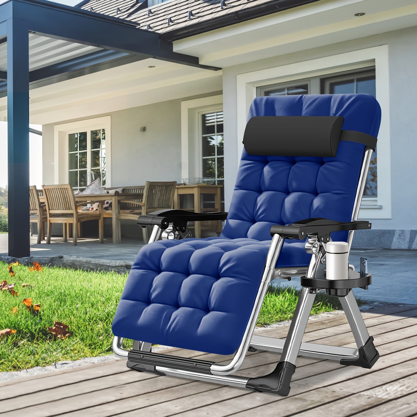 XL Zero Gravity Chair with Oversized Design and Tray