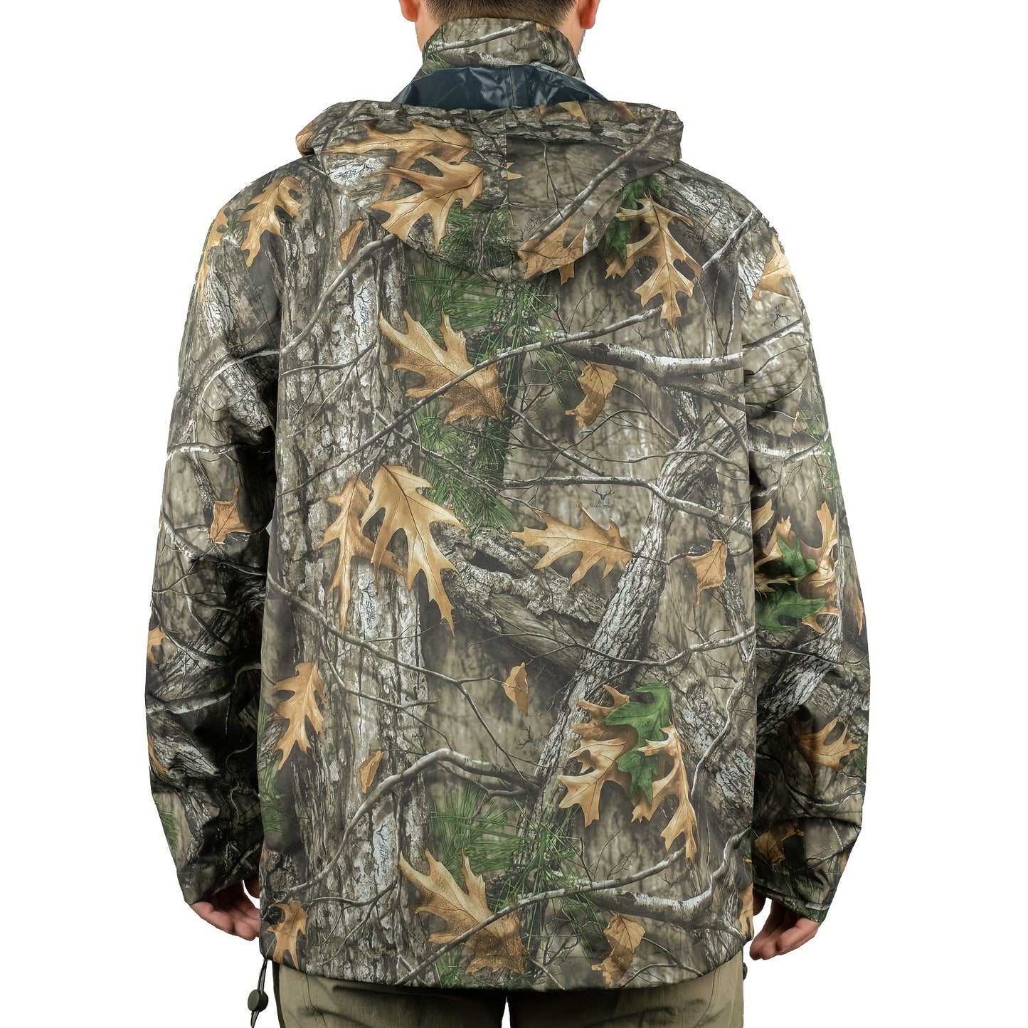Breathable Fit, Men's Camouflage Rain Suit for Outdoor Use