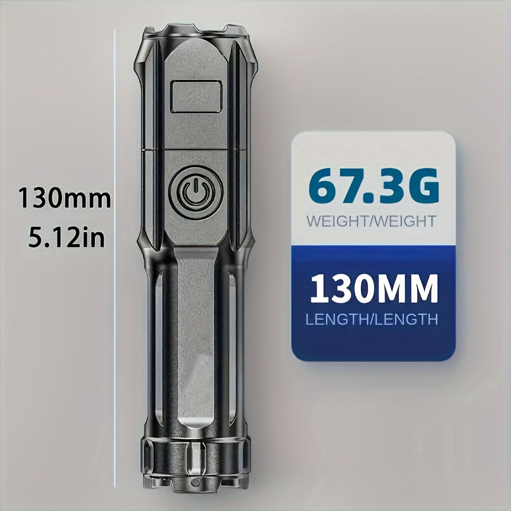 5pcs Mini Portable High Power Zoom Flashlight for Home Use