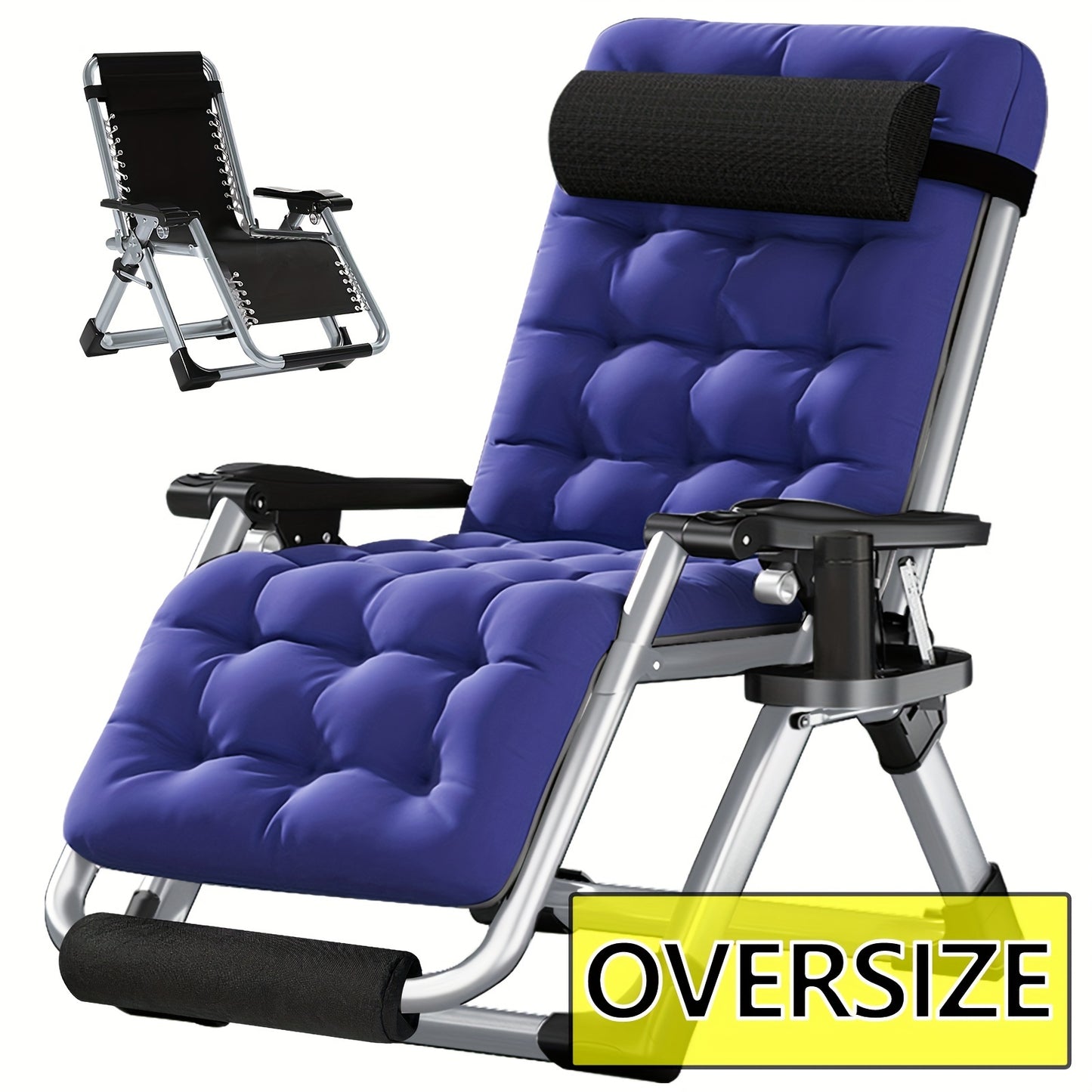 XL Zero Gravity Chair with Oversized Design and Tray