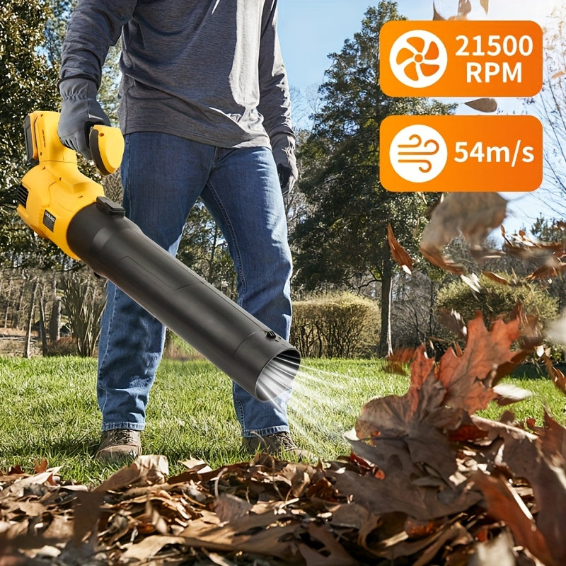 Cordless Leaf Blower - 1500W Brushless Motor, 120MPH & 750CFM High-Speed/Volume, for Dewalt 20V Max Battery (Battery Not Included) for Lawn, Garden, Driveway Cleaning