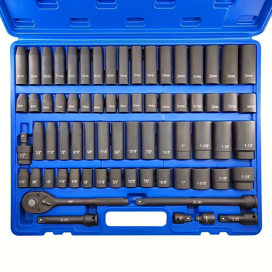 MacWork 70 Piece Drive Impact Socket Set