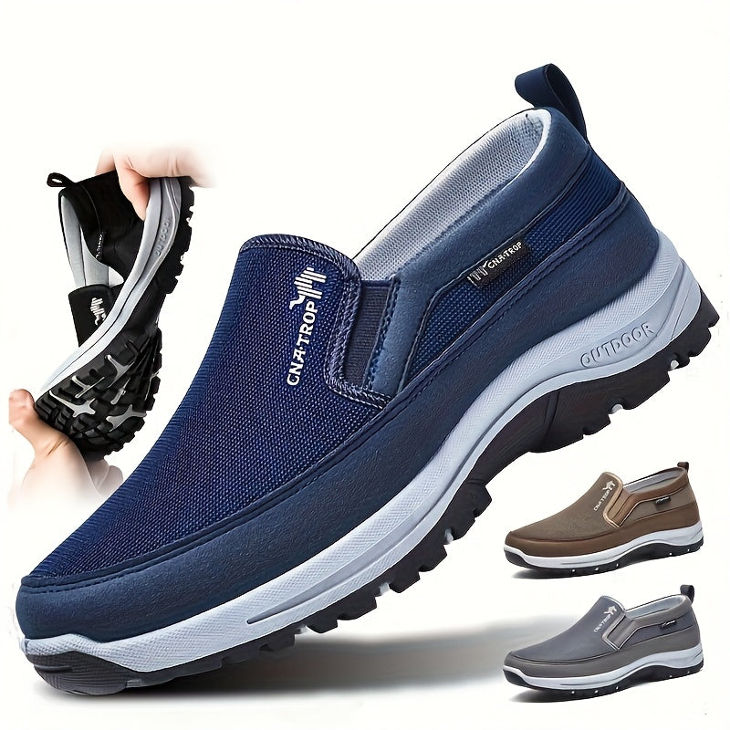 Men's Lightweight Breathable Slip-On Hiking Shoes