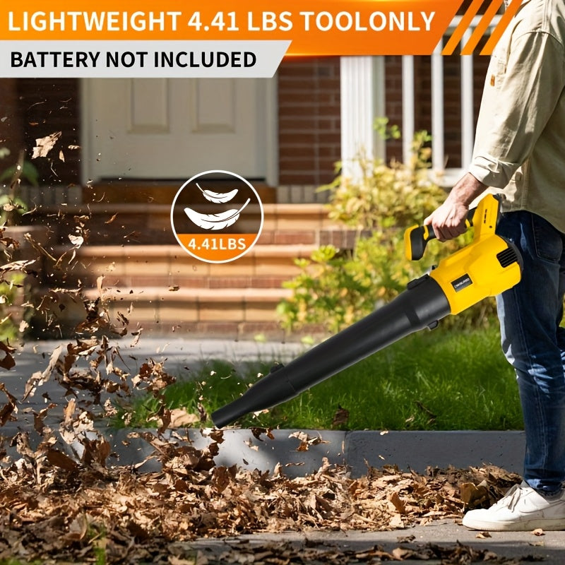 Cordless Leaf Blower - 1500W Brushless Motor, 120MPH & 750CFM High-Speed/Volume, for Dewalt 20V Max Battery (Battery Not Included) for Lawn, Garden, Driveway Cleaning