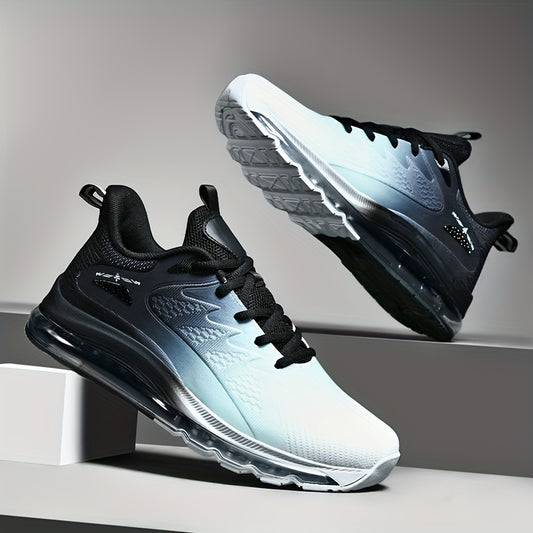 Air Cushion Sneakers Shock Absorption Low-Top Lace-Up Shoes