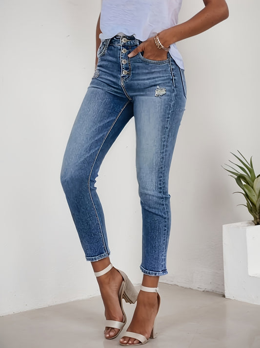 Casual Elegance All-Season Denim Women's Bootcut Jeans