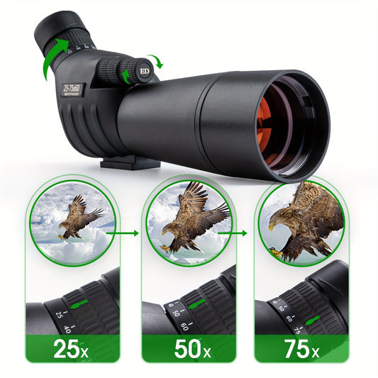 Spotting Scope With Tripod, Phone Adapter For Bird Watching