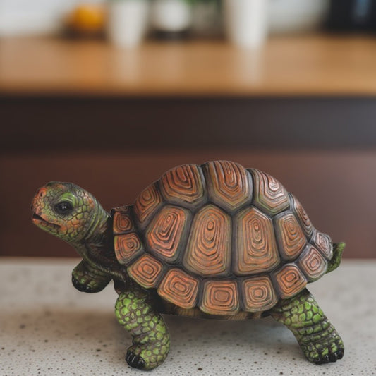 11.75"W Tortoise Figurine Statue Sculpture Ornament Decoration Home/Room Decor and Perfect Gift Ideas for Housewarming, Holidays and Birthdays Great Collectible Addition