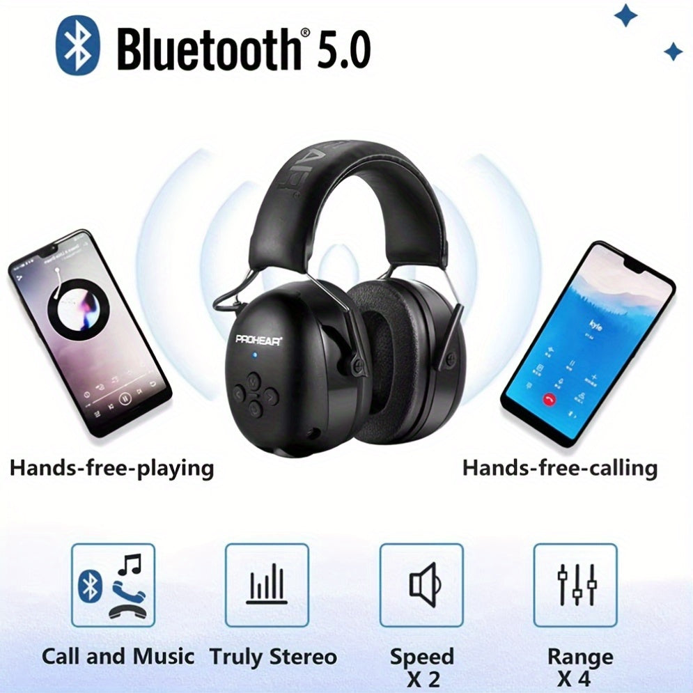 ZOHAN Wireless Noise Cancelling Headphones for Safety Hearing