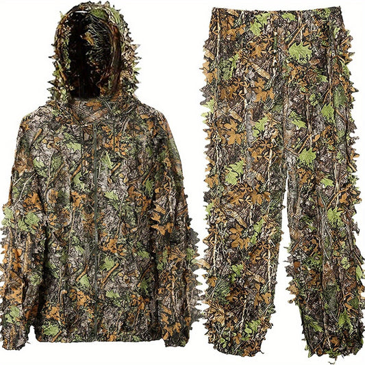 Lightweight 3D Leaf Camouflage for Hunting and Wildlife