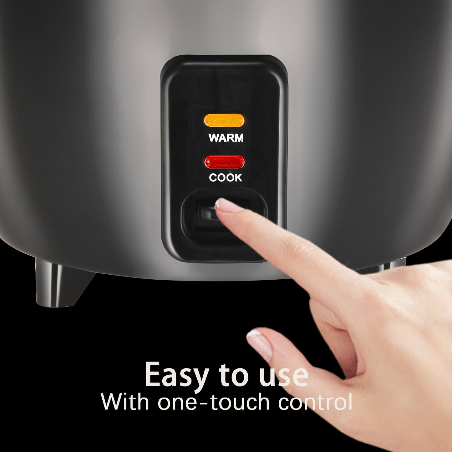 A Rice Cooker Featuring a Detachable Nonstick Pot, a Yogurt Maker with an Automatic Keep Warm Setting, And a Generous Capacity of 6 Cups (Cooked) Or 1. 5 Quarts, And 3 Cups (Uncooked). It Operates with a Single Touch And Serv