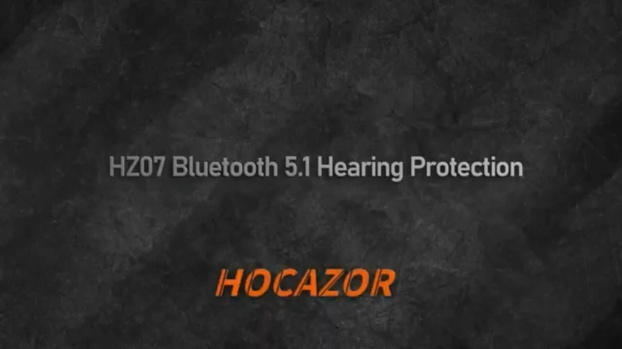 ZOHAN Wireless Noise Cancelling Headphones for Safety Hearing