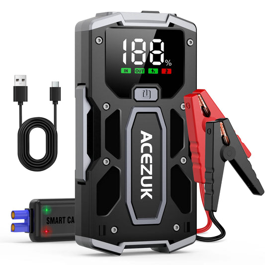 12800mAh Car Jump Starter Portable Power Bank 12V Booster