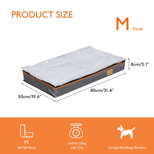 Dog Pet Bed Large Padded Orthopedic Foam Cushion Pillow Bed