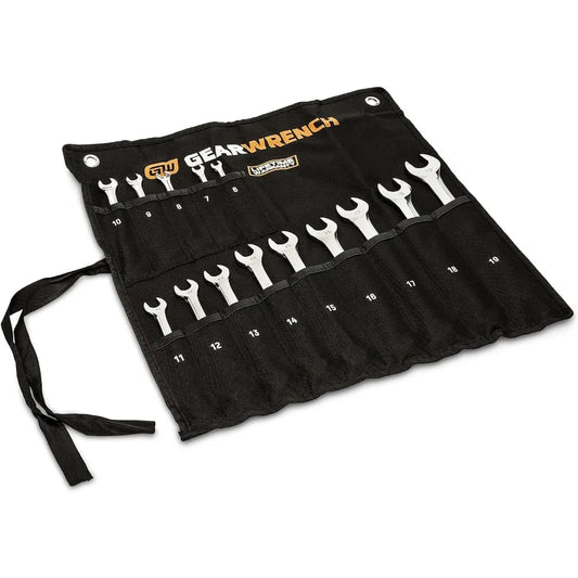 14 Piece 6 Point Combination Metric Wrench Set for Mechanics