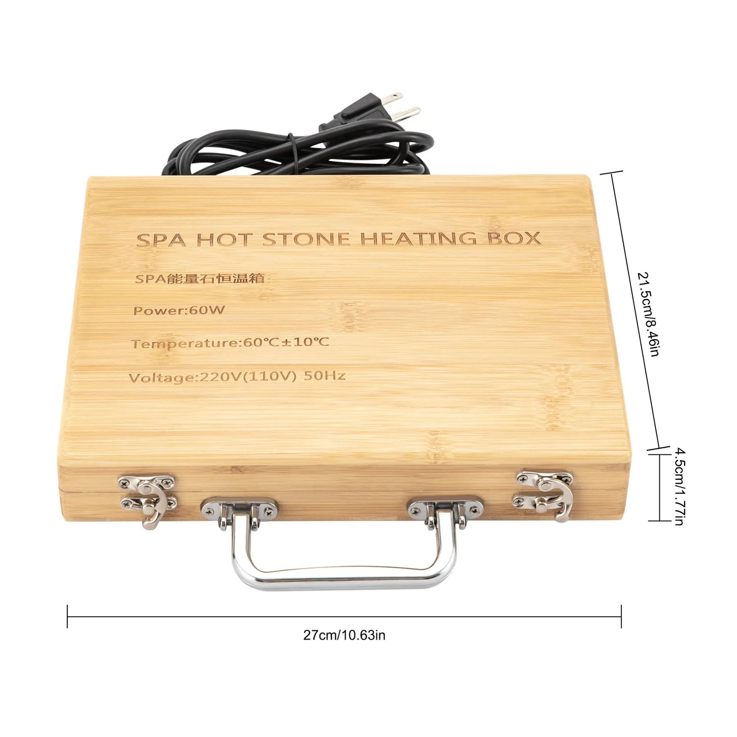 16pcs Hot Stones for Massage Portable Warmer Set for Spa