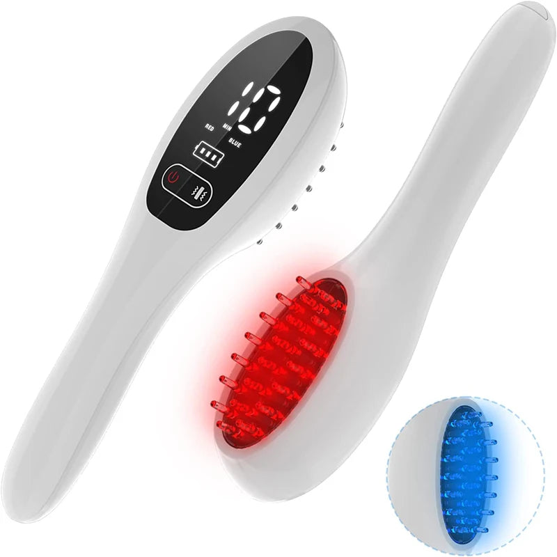 Electric Laser Hair Growth Comb Anti Hair Loss Therapy Brush