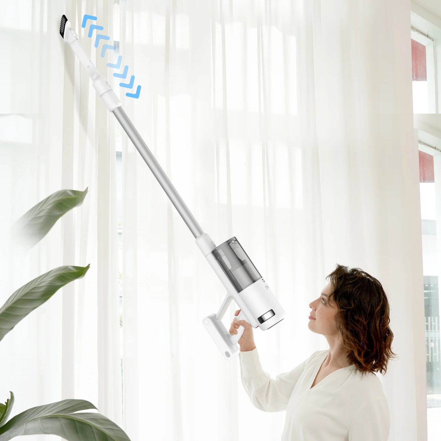 INSE V120 Cordless Vacuum Cleaner 30kPa 3-Speed Modes 60 Minutes Battery