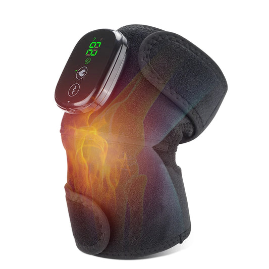 3 in 1 Electric Heating Massage Belt Knee Shoulder Vibrator Hot Compress Joint Physiotherapy Support Brace Arthritis Pain Relief 1