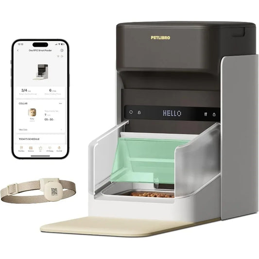 Automatic Cat Feeder, 5G Wi-Fi Automatic Pet Feeder,