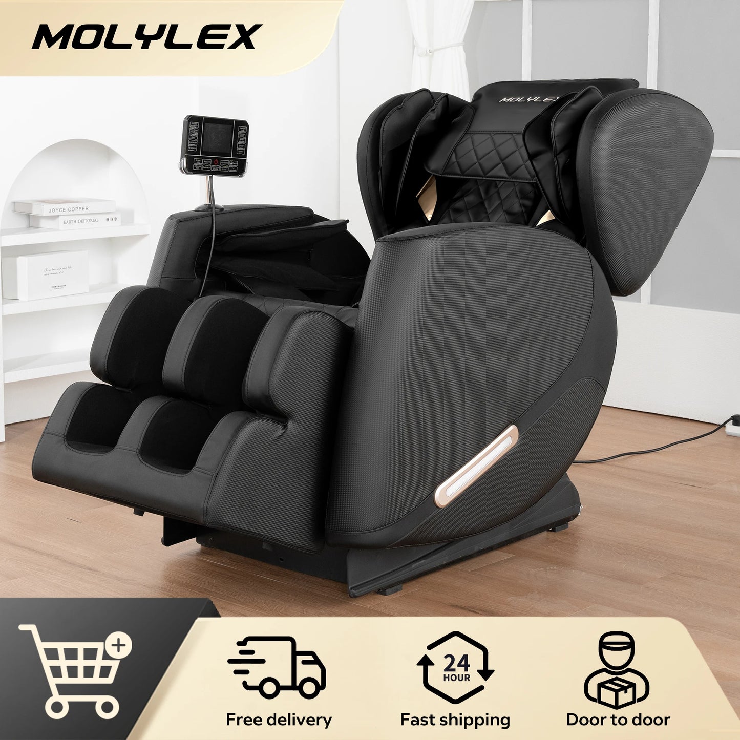 Massage Chair with Zero Gravity and Bluetooth Speaker