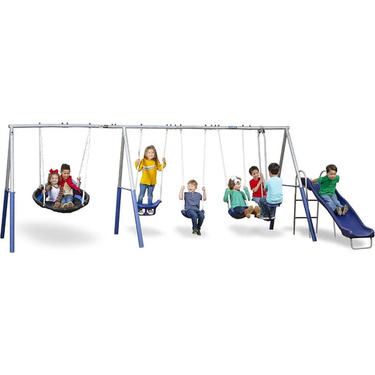 Recreation Fun Forever Swing Set, Swings Outdoor for Kids