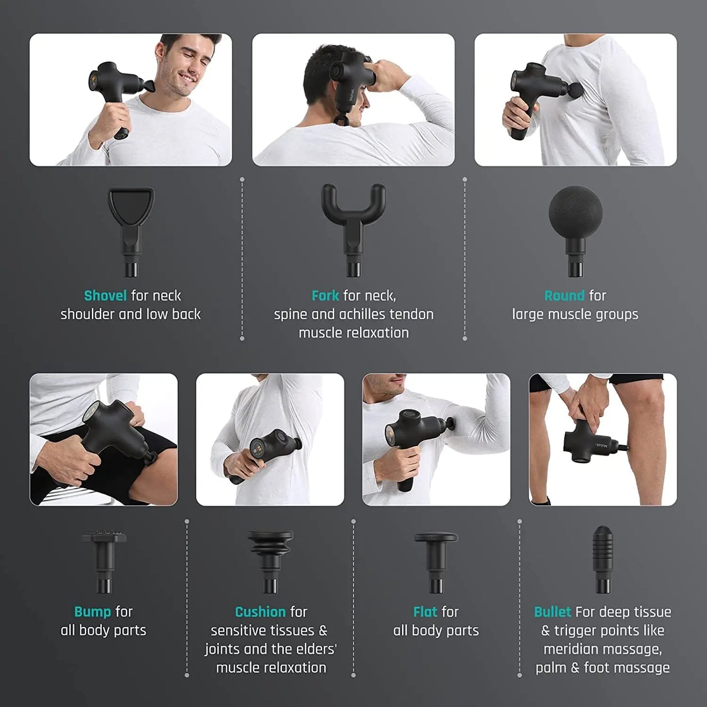 Mebak 3 Massage Gun for Professional Muscle Pain Relief
