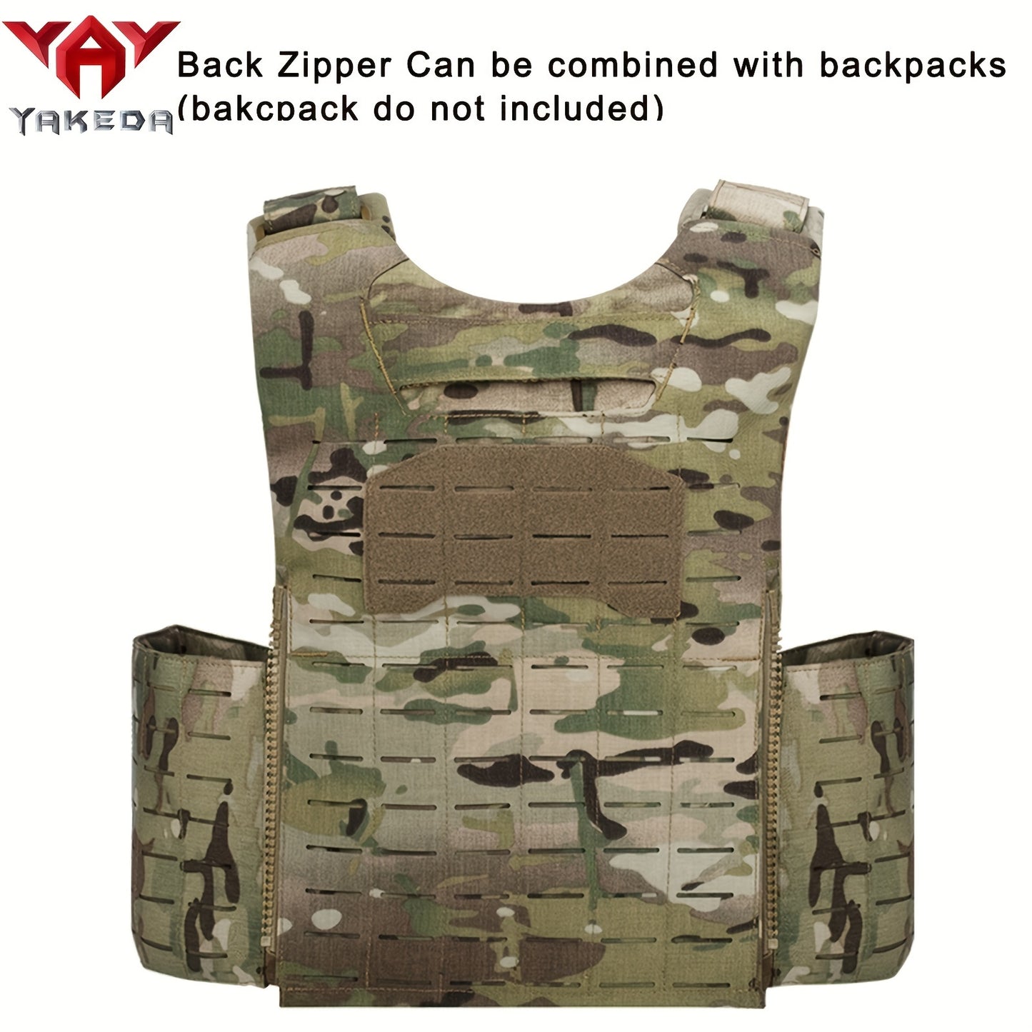 YAKEDA Adjustable 500D Nylon Vest for Hunting and Fishing