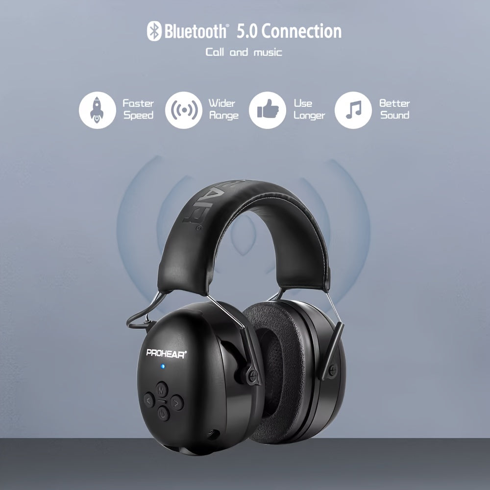 ZOHAN Wireless Noise Cancelling Headphones for Safety Hearing