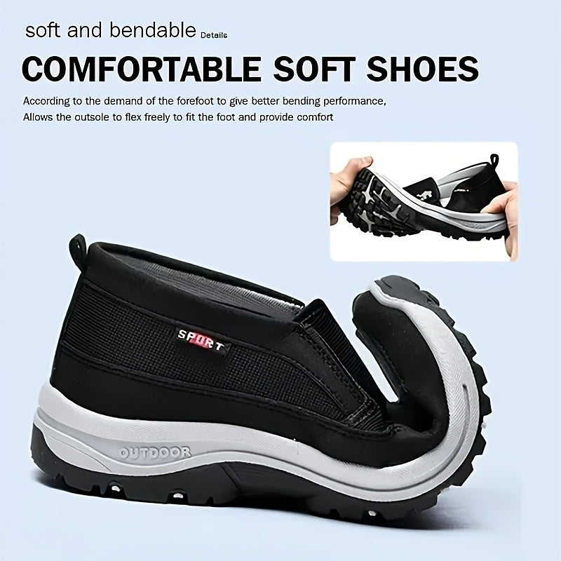 Men's Lightweight Breathable Slip-On Hiking Shoes