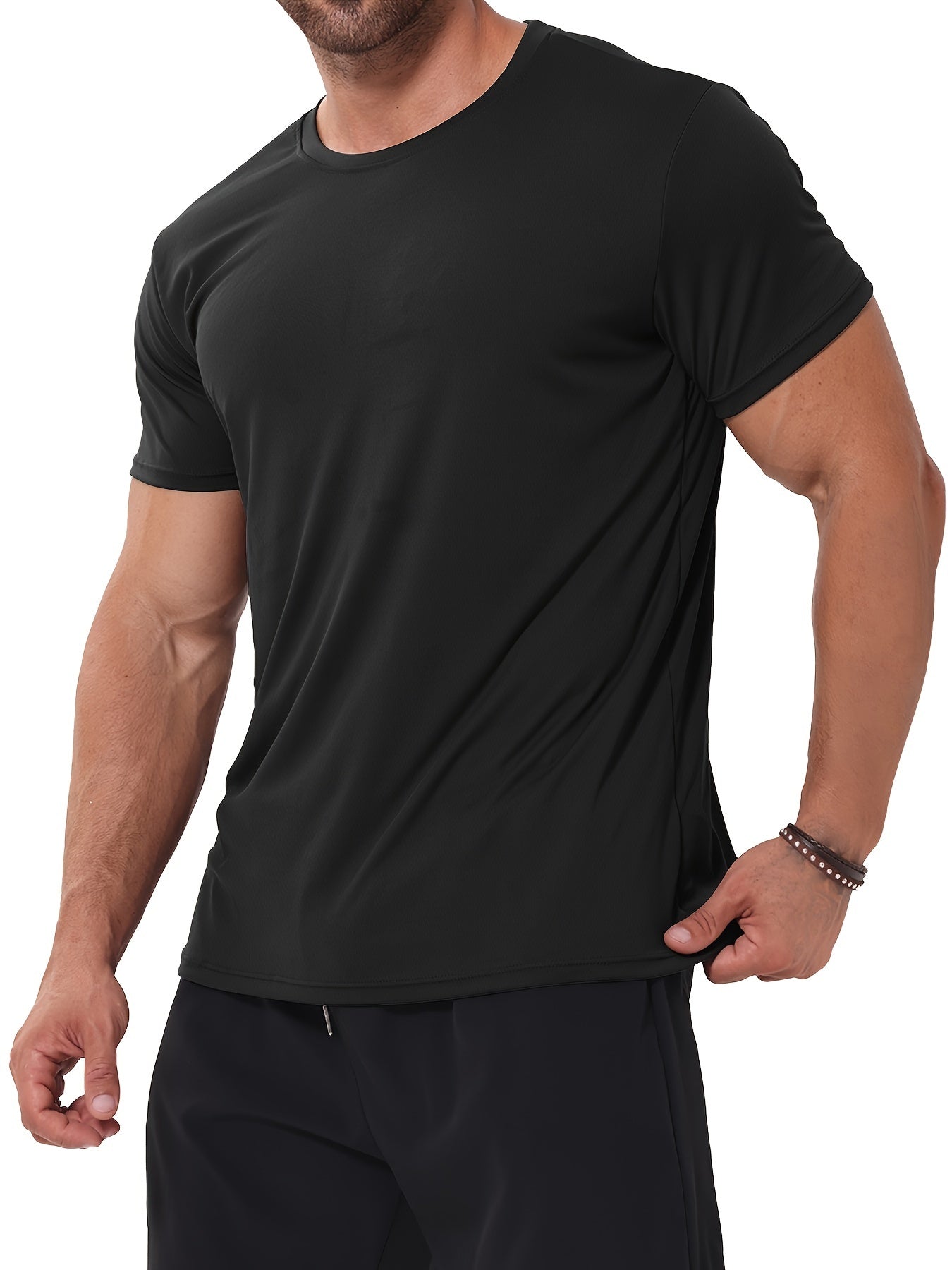 6 Pack Quick Dry Workout Shirts For Men TELALEO Athletic Tops