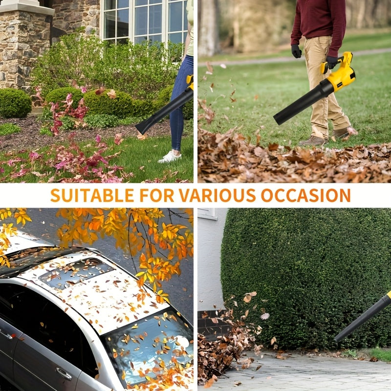 Cordless Leaf Blower - 1500W Brushless Motor, 120MPH & 750CFM High-Speed/Volume, for Dewalt 20V Max Battery (Battery Not Included) for Lawn, Garden, Driveway Cleaning