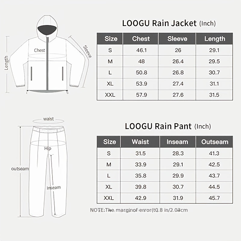 Breathable Fit, Men's Camouflage Rain Suit for Outdoor Use