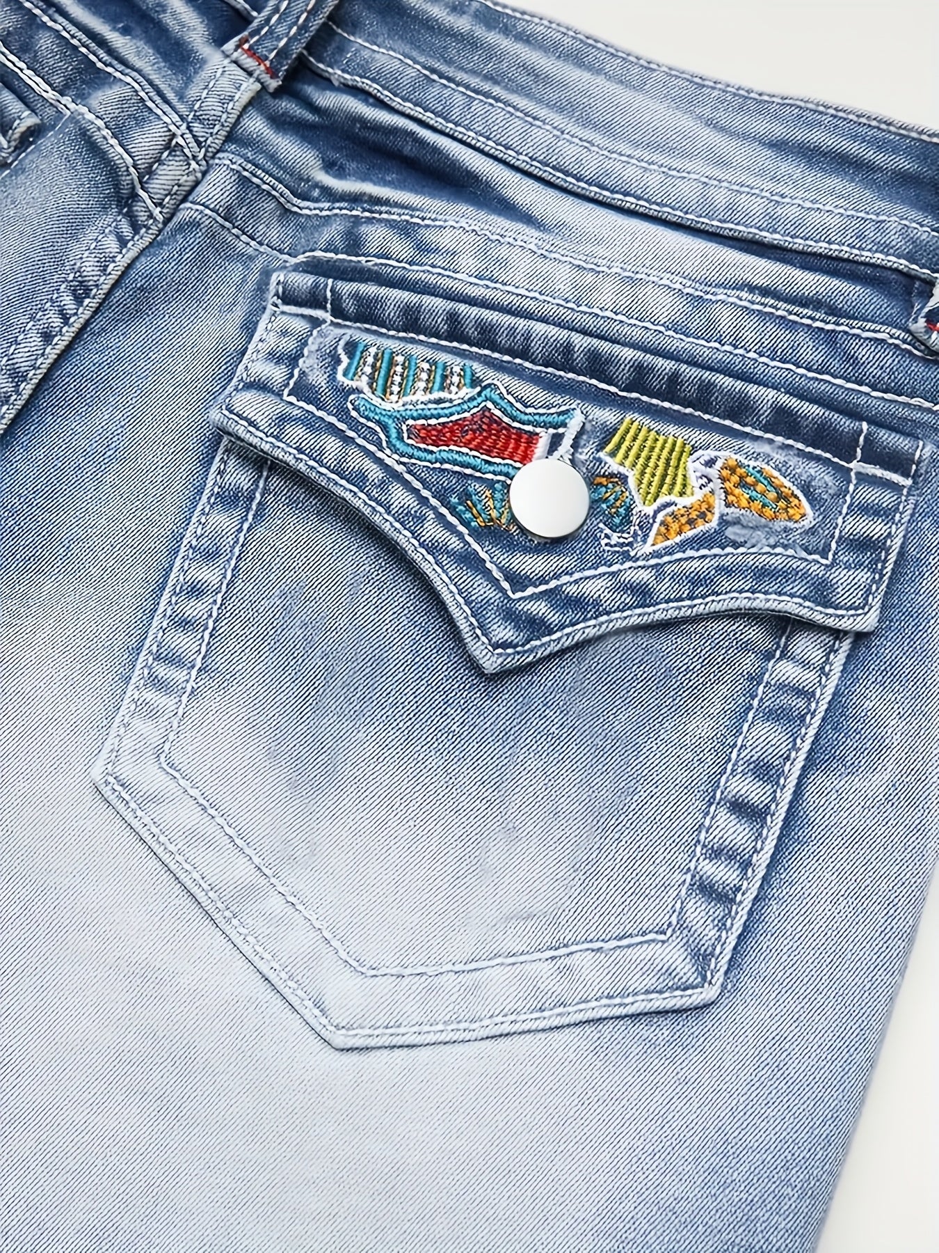 Women'S Indy Element Embroidery Outdoor Raven Denim Shorts