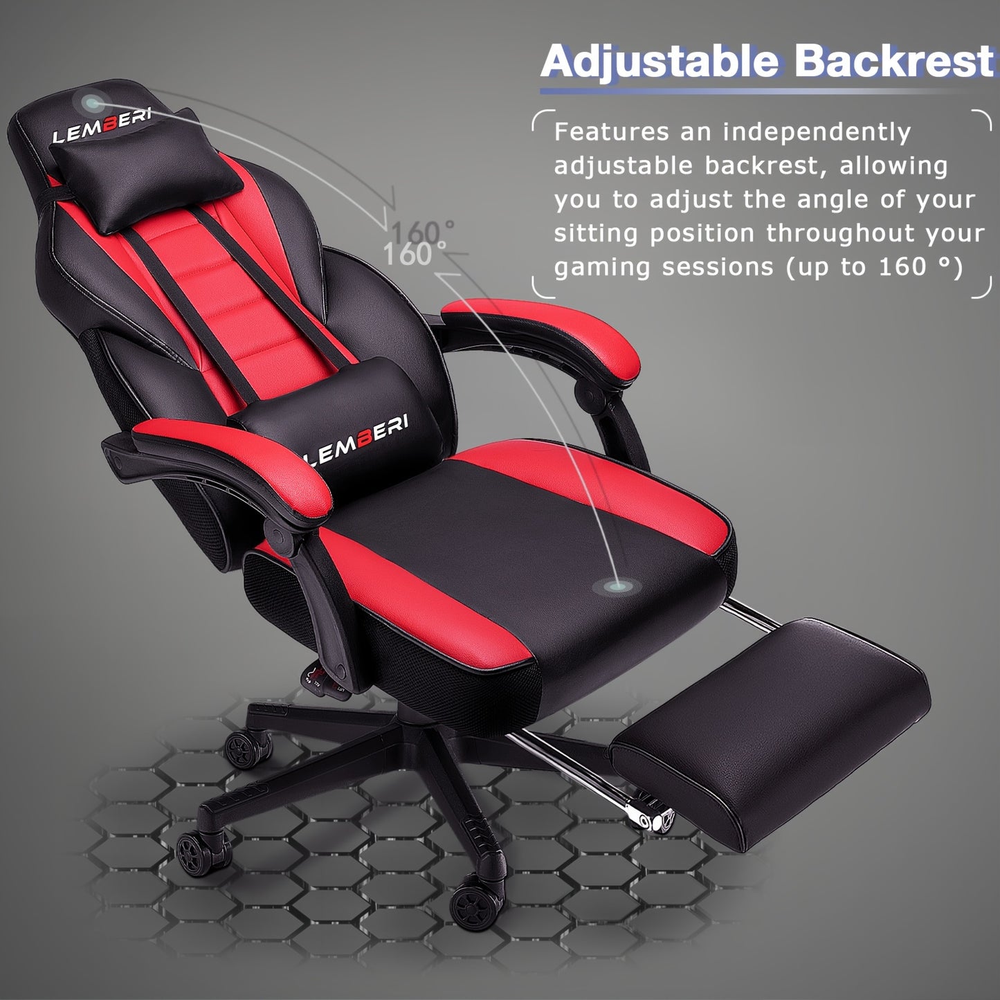 Video Game Chairs With Footrest, Big And Tall Gamer Chair